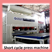 mdf laminating machine/wood based panel machinery/hot press melamine laminating machine